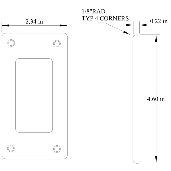 Mulberry Electrical Box Cover, 1 Gang, Rectangular, Steel, GFCI Receptacle and Raised 11609